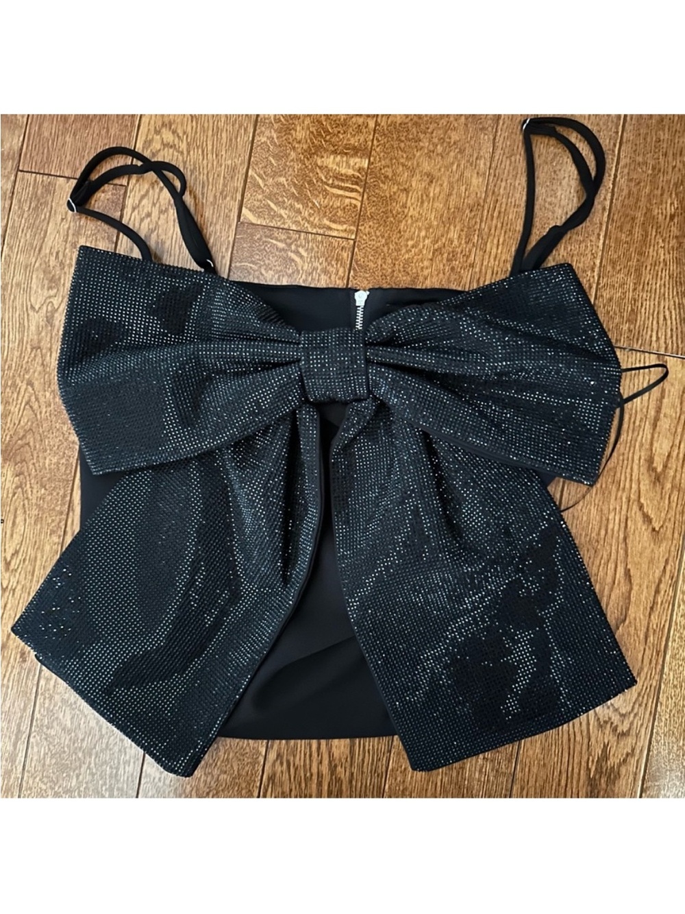 Rhinestone bow top - Picture 6 of 8